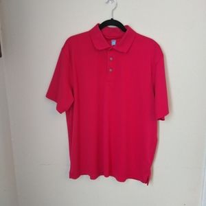 "4/$25" PGA Tour Golf Shirt Pink Size XL